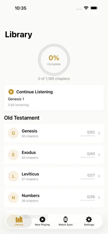 Hearken Bible screenshot 1 of 4