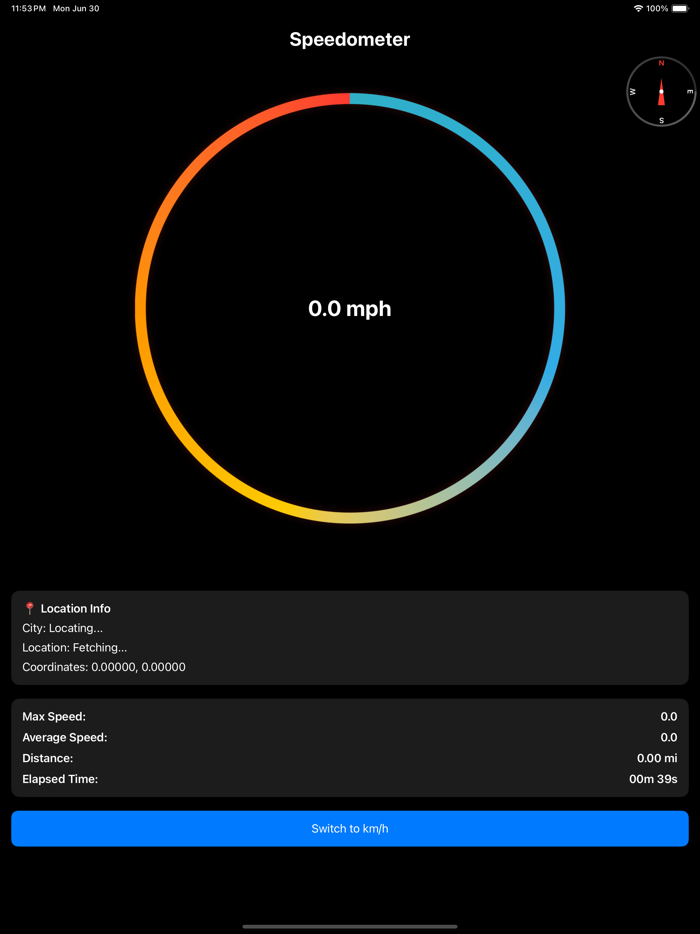 SpeedoMeter  Compass