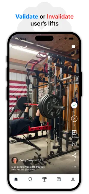 LiftReel - Competitive Fitness screenshot 1