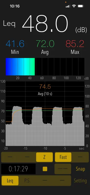 Sound Level Analyzer PRO screenshot 8 of 10