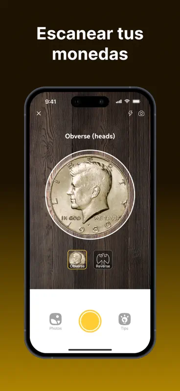 Identif. & valor de monedas screenshot 2 of 6
