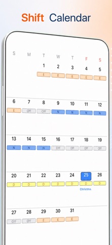 Shift Work Calendar - ZAM Screenshot 1 of 6