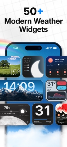 Weather Widget Magic iPhone screenshot 1