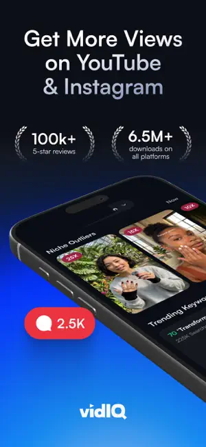 vidIQ for YouTube & Instagram screenshot 1