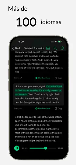 Captura de pantalla de Whisper Notes - Voz A Texto en iPhone 3