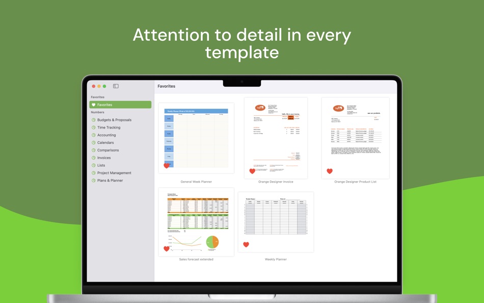 #4. Templates for Numbers Pro (macOS) 由: Made for Use