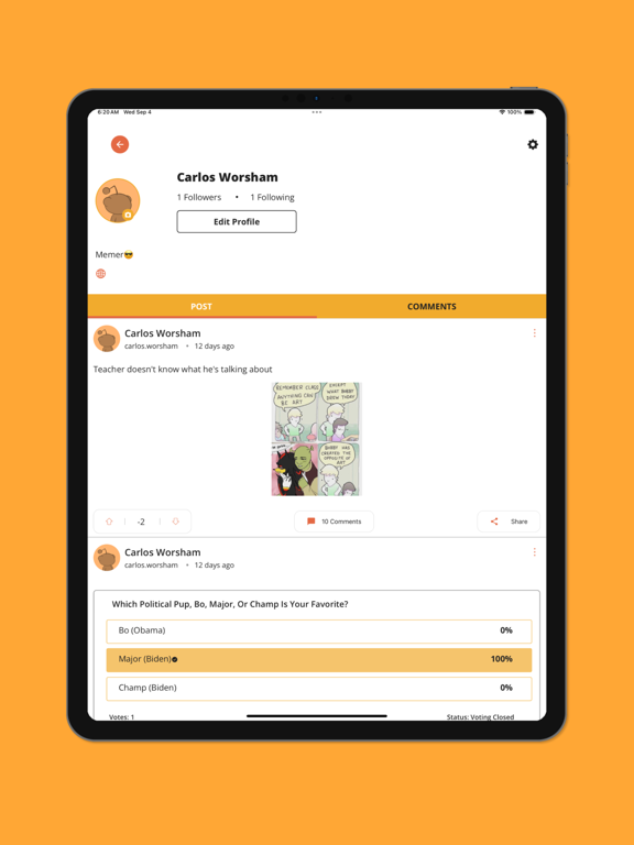 Ask It World iPad screenshot 7 - Social Networking app