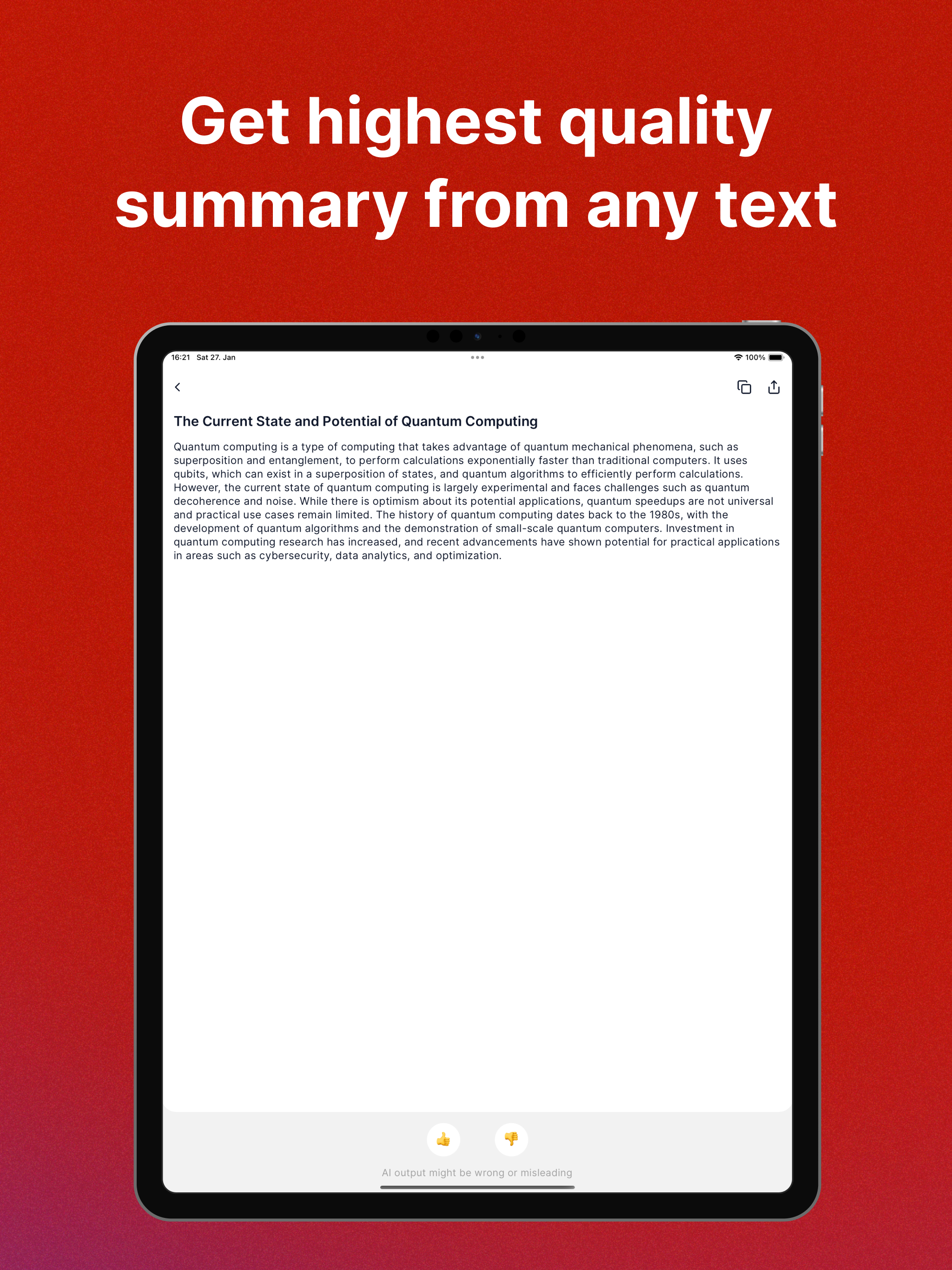 Summarizer - AI Text Summary
