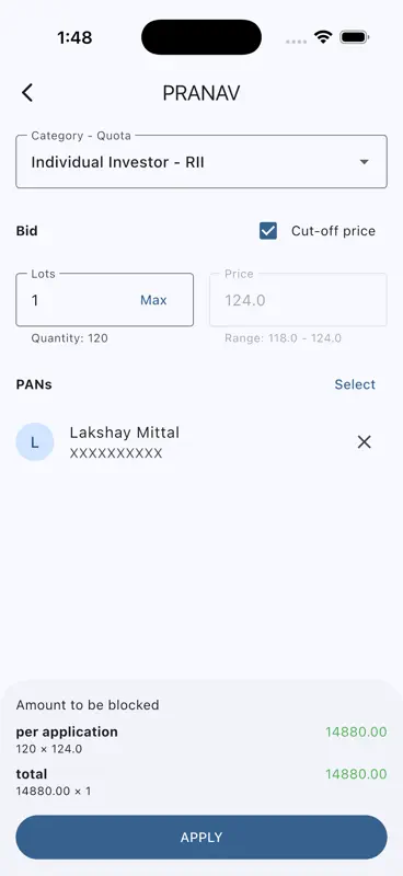 Narada: Check IPO Allotment screenshot 4 of 8