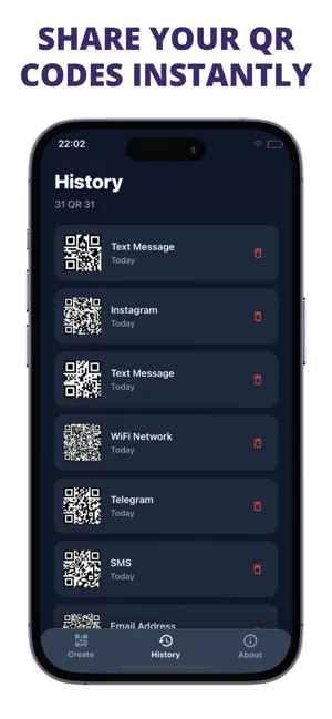 Create QR Codes - QReate screenshot 3