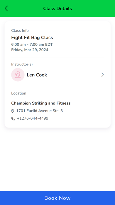 Champion Striking and Fitness Screenshot