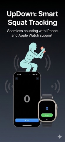 UpDown: Smart Squat Tracking Screenshot 1 of 4