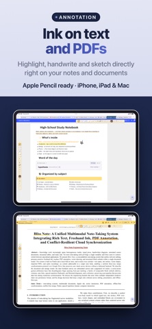 BLISS Note: Notes PDF Planner iPhone screenshot