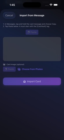 CardVault: Biz Card Scanner iPhone screenshot