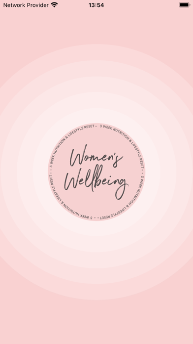 Women's Wellbeing Screenshot