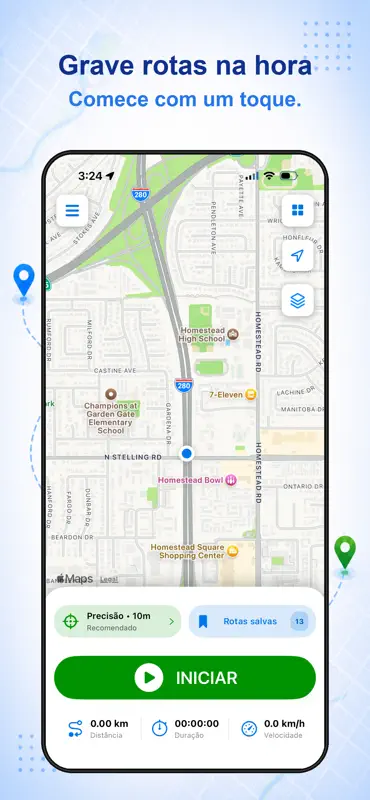 Gravador de Rotas GPS screenshot 2 of 6