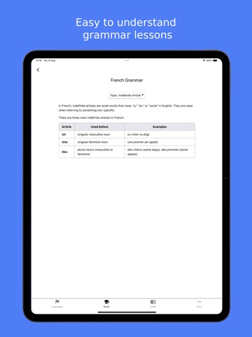 LingoCommand iPad screenshot