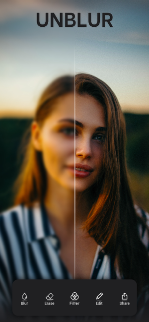 Blur Background. Screenshot