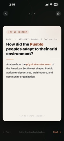 AP US History iPhone screenshot