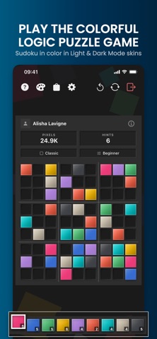 Pixeloku: Color Sudoku Screenshot 1 of 7