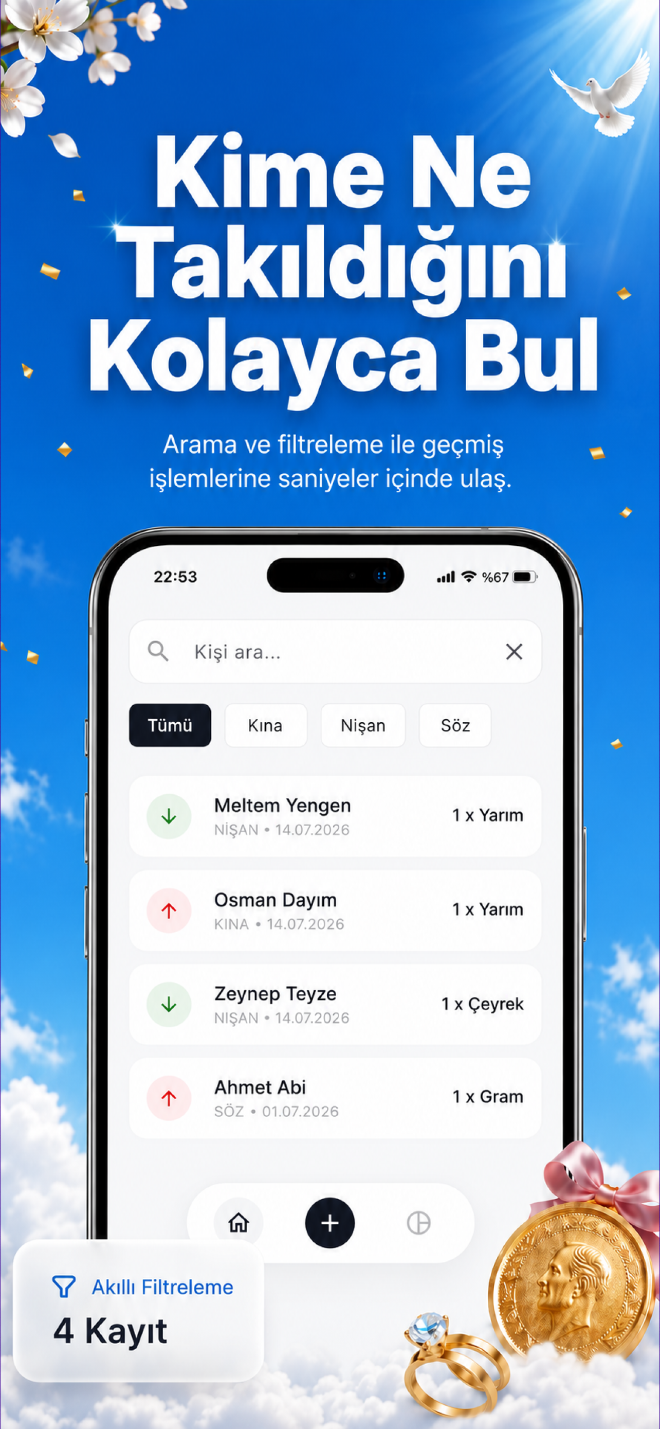 Takı Takip: Gold Gift Tracker screenshot 5