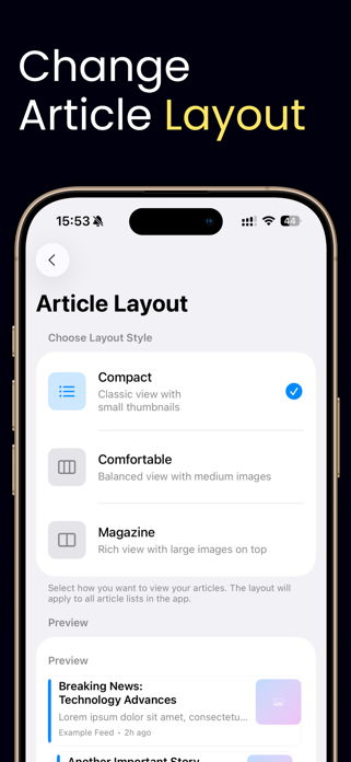 Simplio RSS Reader Screenshot 8 of 10