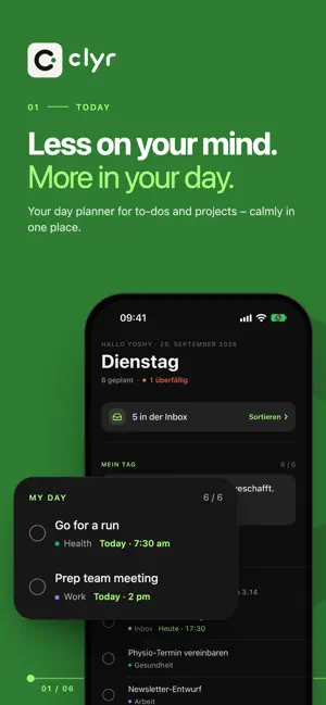 Clyr: Day Planner & Tasks screenshot 1