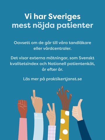 Praktikertjänst vård&tandvård iPad screenshot 2