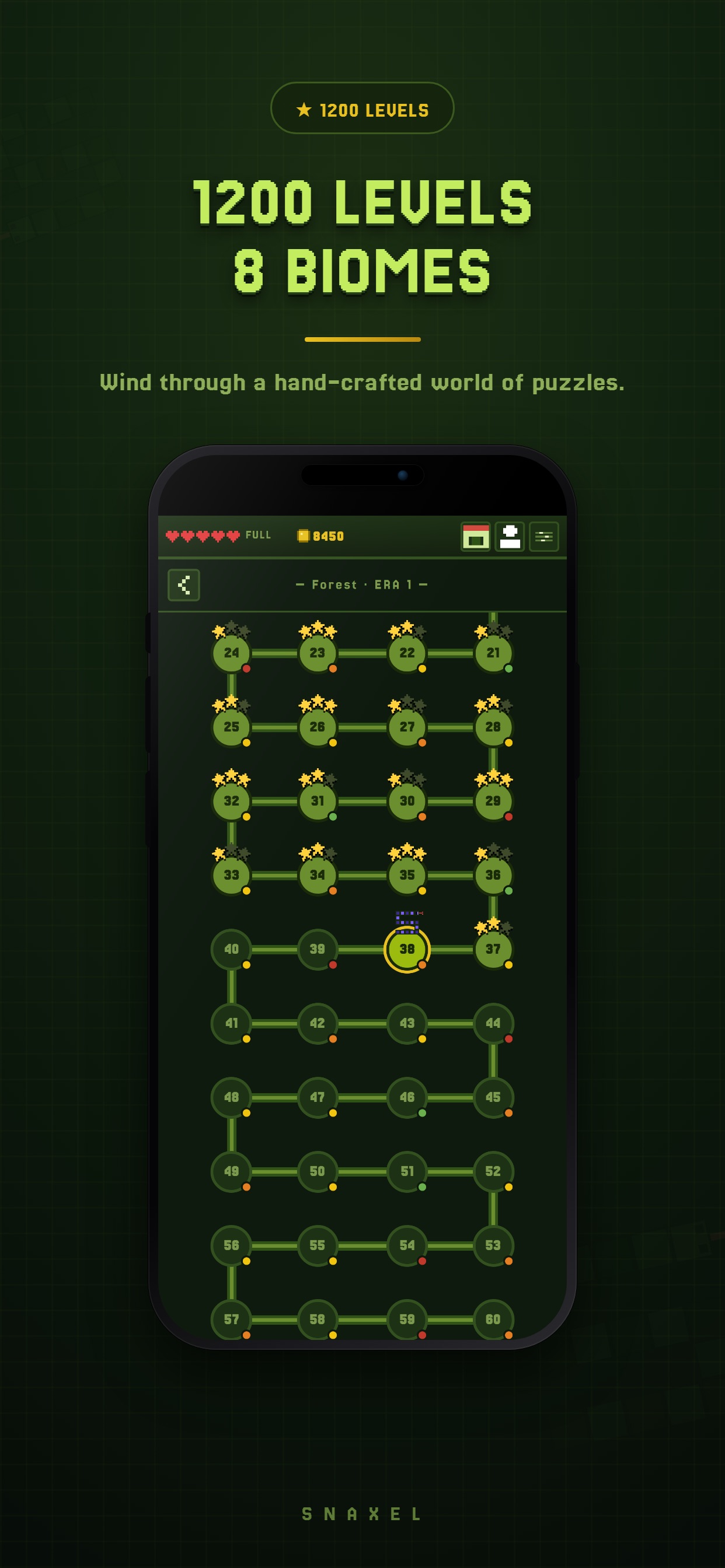 Screenshot 1 of Snaxel - Retro Snake