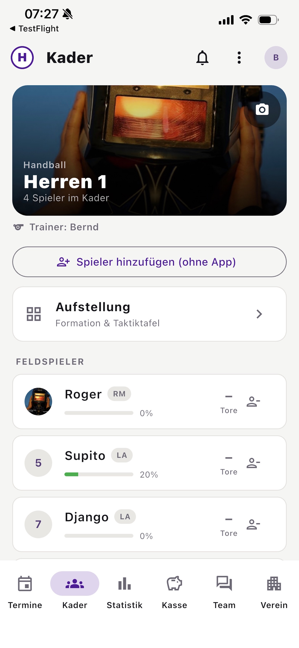 Screenshot 4 of Kabine – Team-App