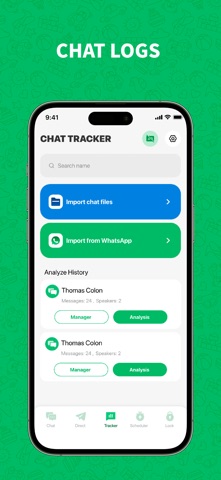 WhatsLog - Chat Tracker iPhone screenshot 4