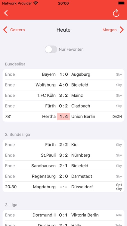 Fußball Ergebnisse (Footy) screenshot-3