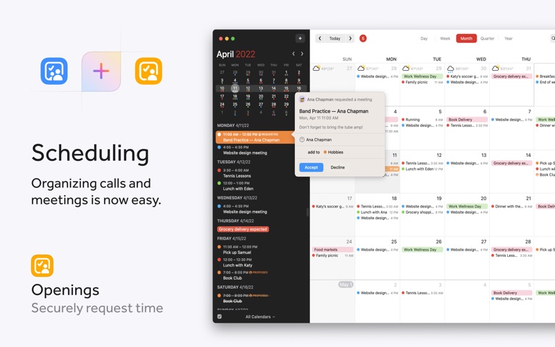 Fantastical - Calendar Screenshot