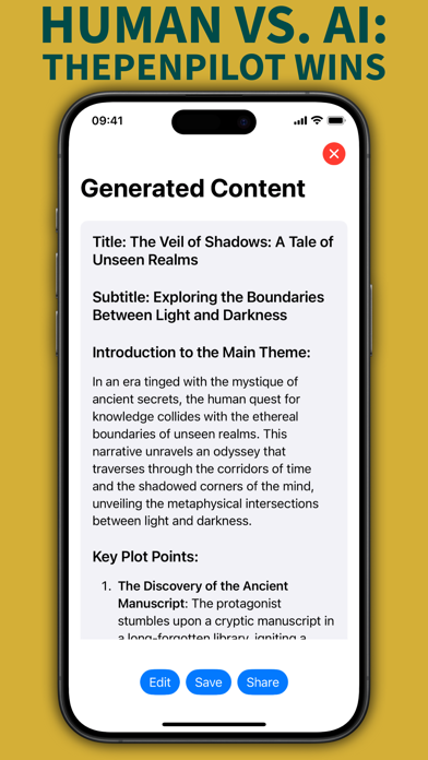 ThePenPilot AI: AI Ghostwriter Screenshot
