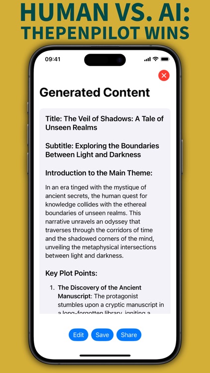 ThePenPilot AI: AI Ghostwriter screenshot-4