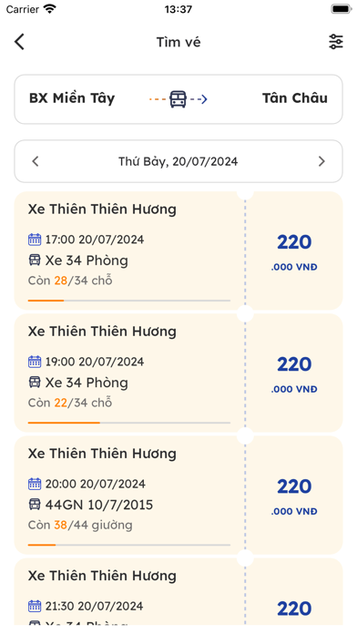 Xe Thiên Thiên Hương Screenshot
