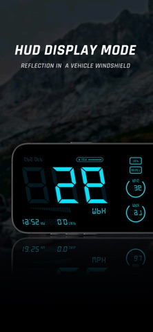 HUD Speedometer Speed Monitor iPhone screenshot