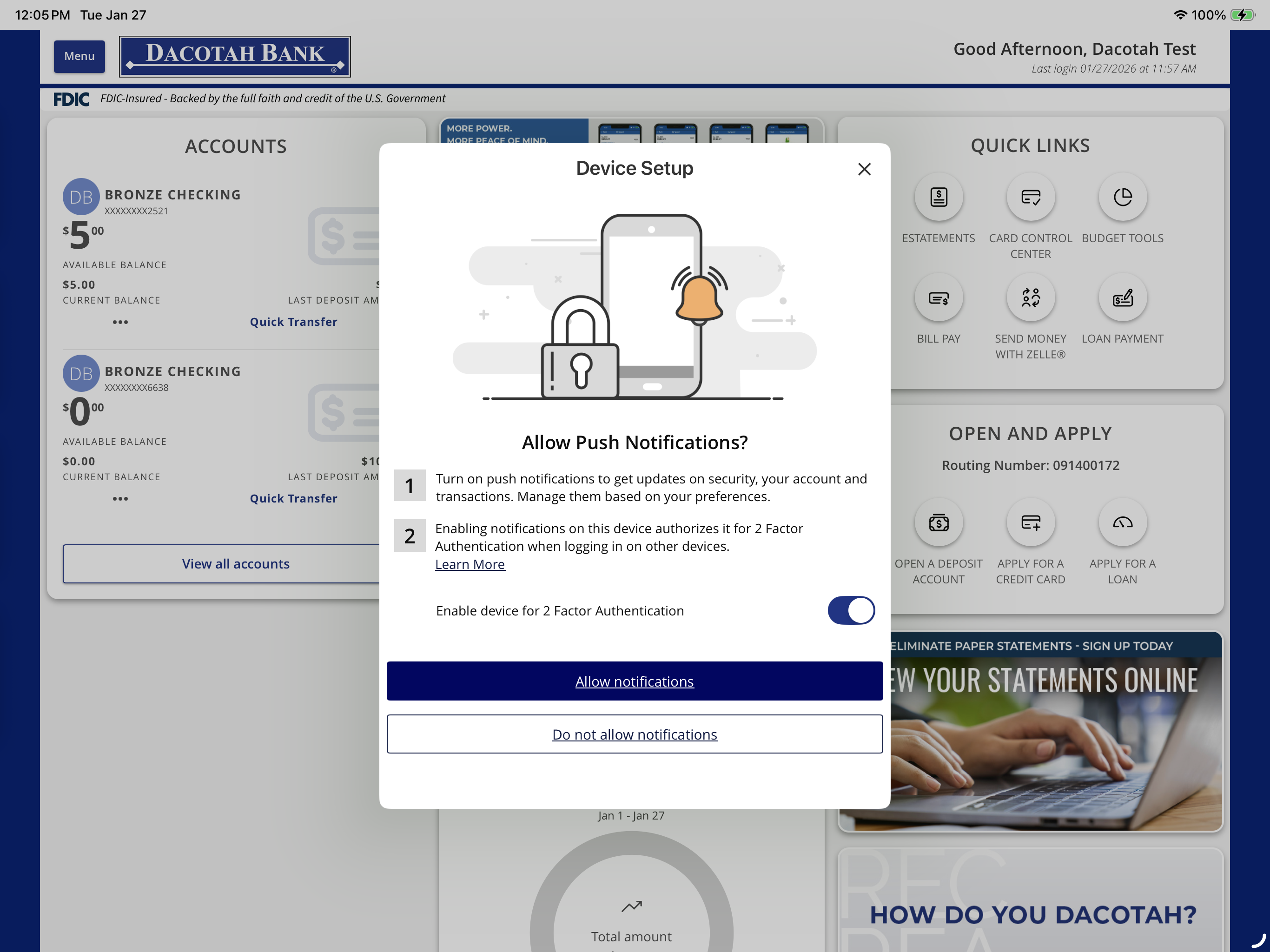 Dacotah Bank Mobile Banking