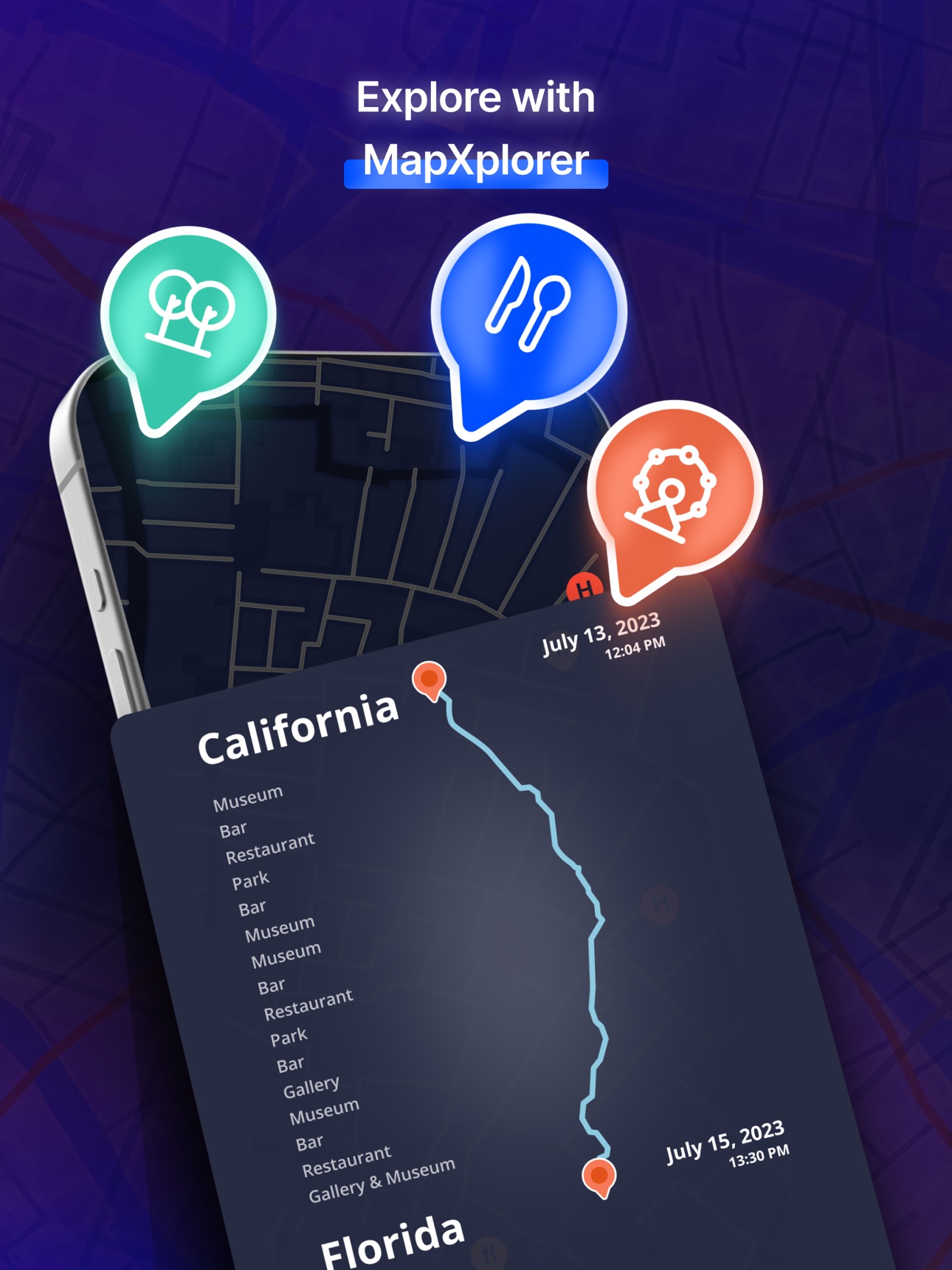 MapXplorer: Navigation, Radar screenshot 6