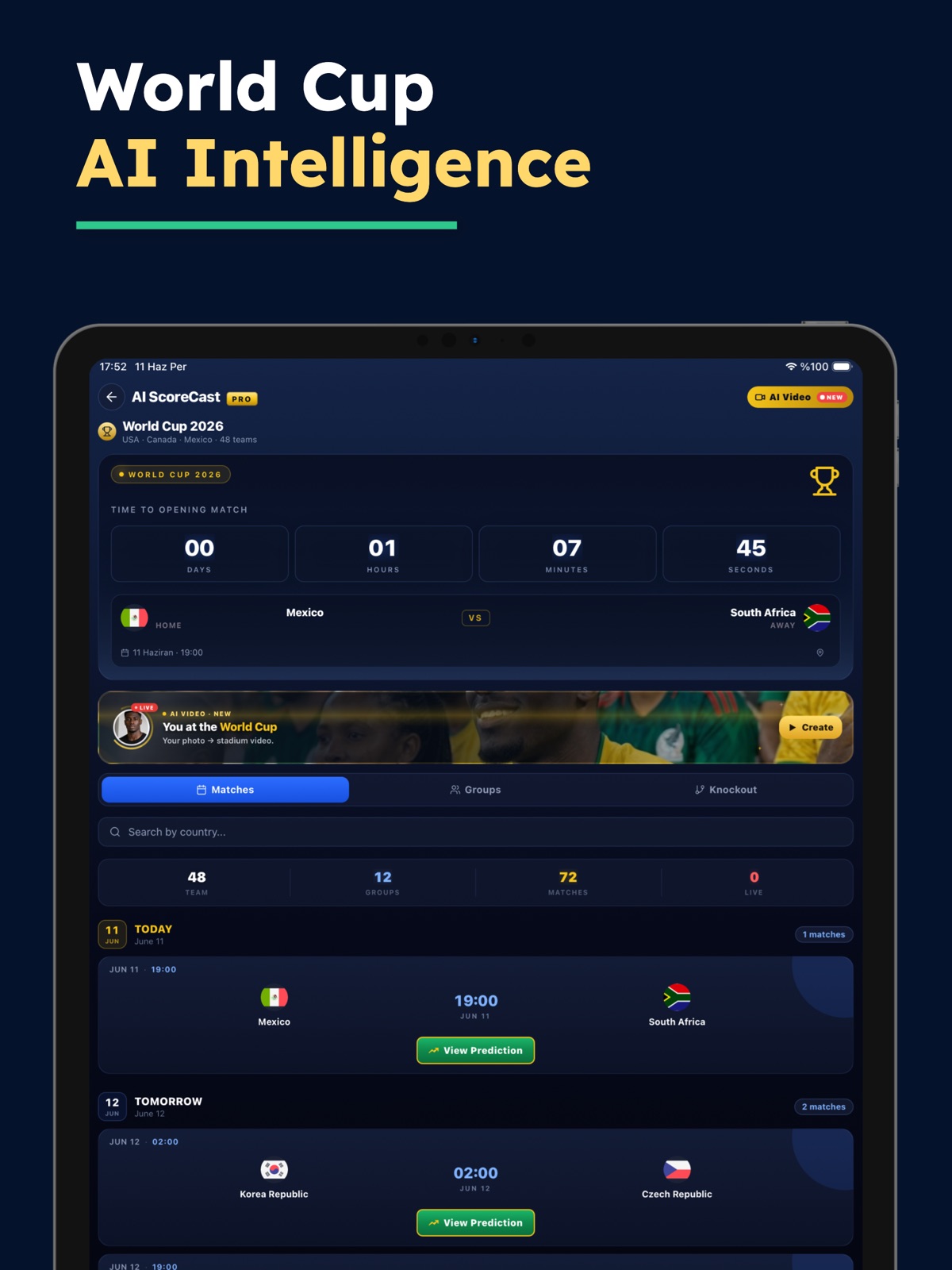 AI Scorecast Pro ipad screenshot 3