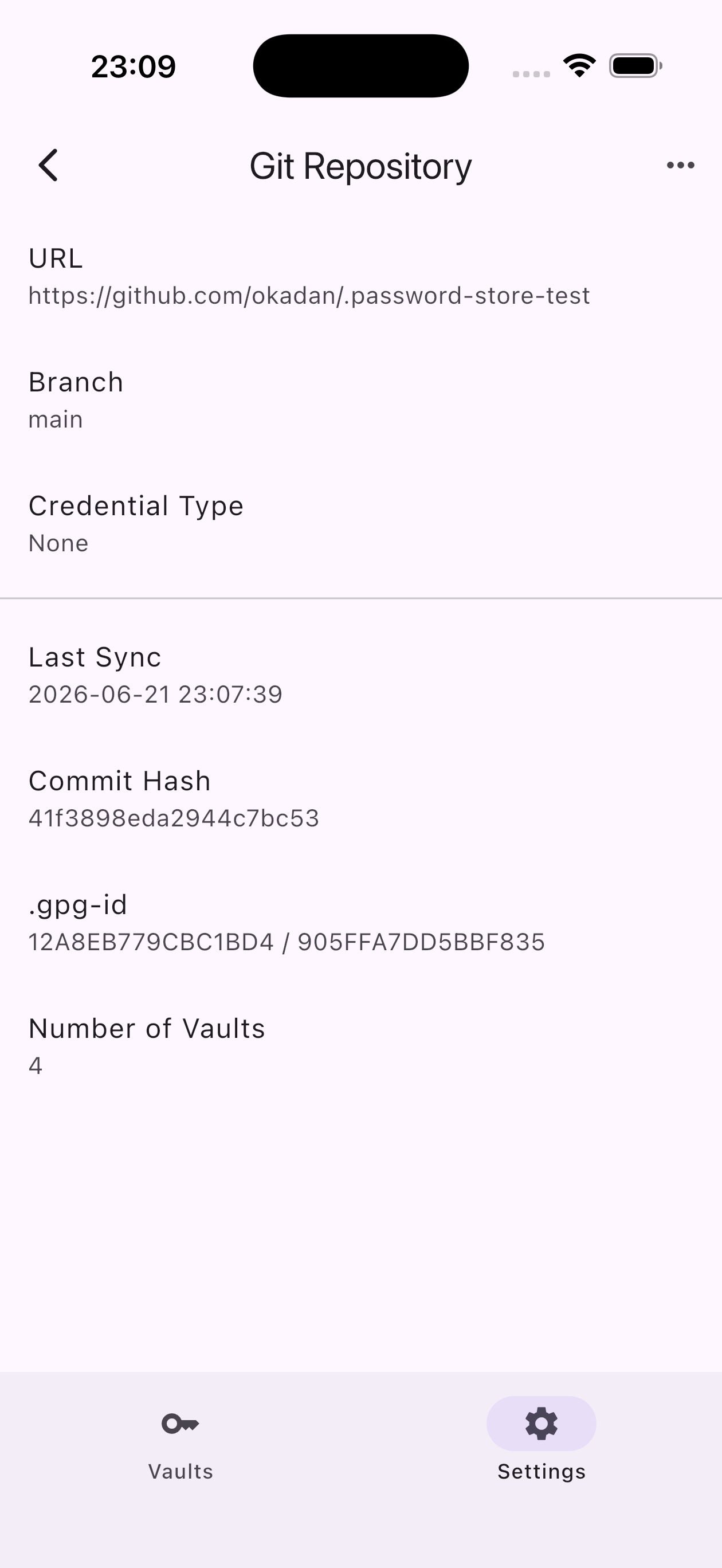 Password Store Client