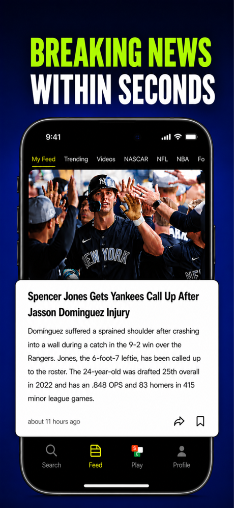 Sports Condensed—9 Second News screenshot 2