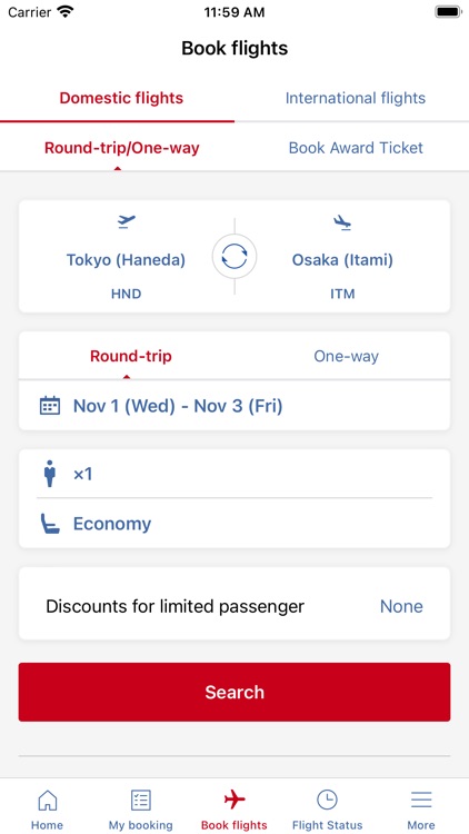 Japan Airlines screenshot-4