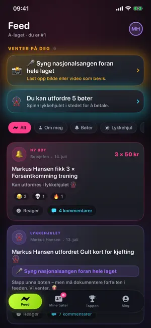 Botsystemet screenshot 3