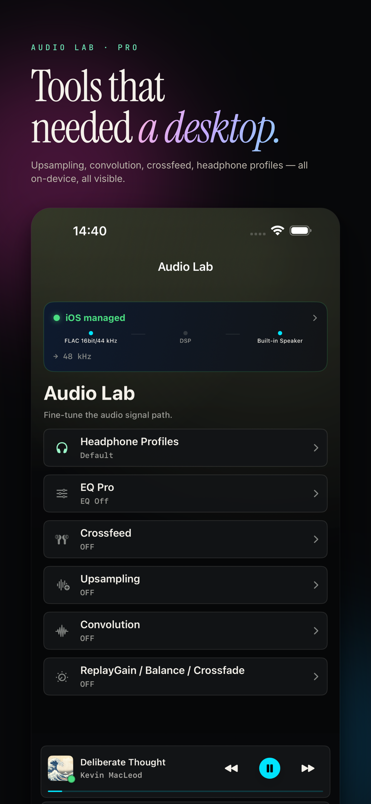PureBit: Hi-Res Music Player screenshot 6
