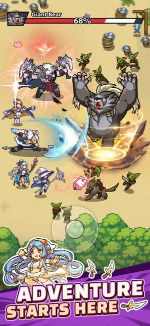 Fortias Saga: Idle RPG screenshot 1