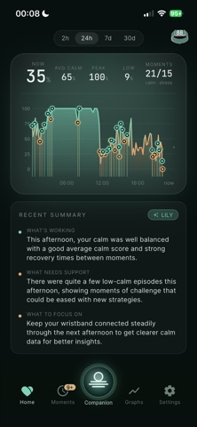 WiseHeart: AI Calm Companion screenshot