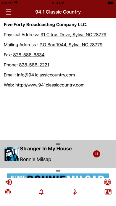 94.1 Classic Country Screenshot