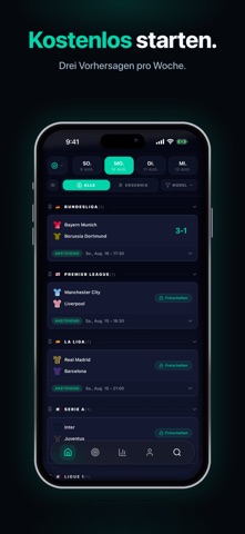 ScoreGPT: KI Fußball Prognose iPhone screenshot 6