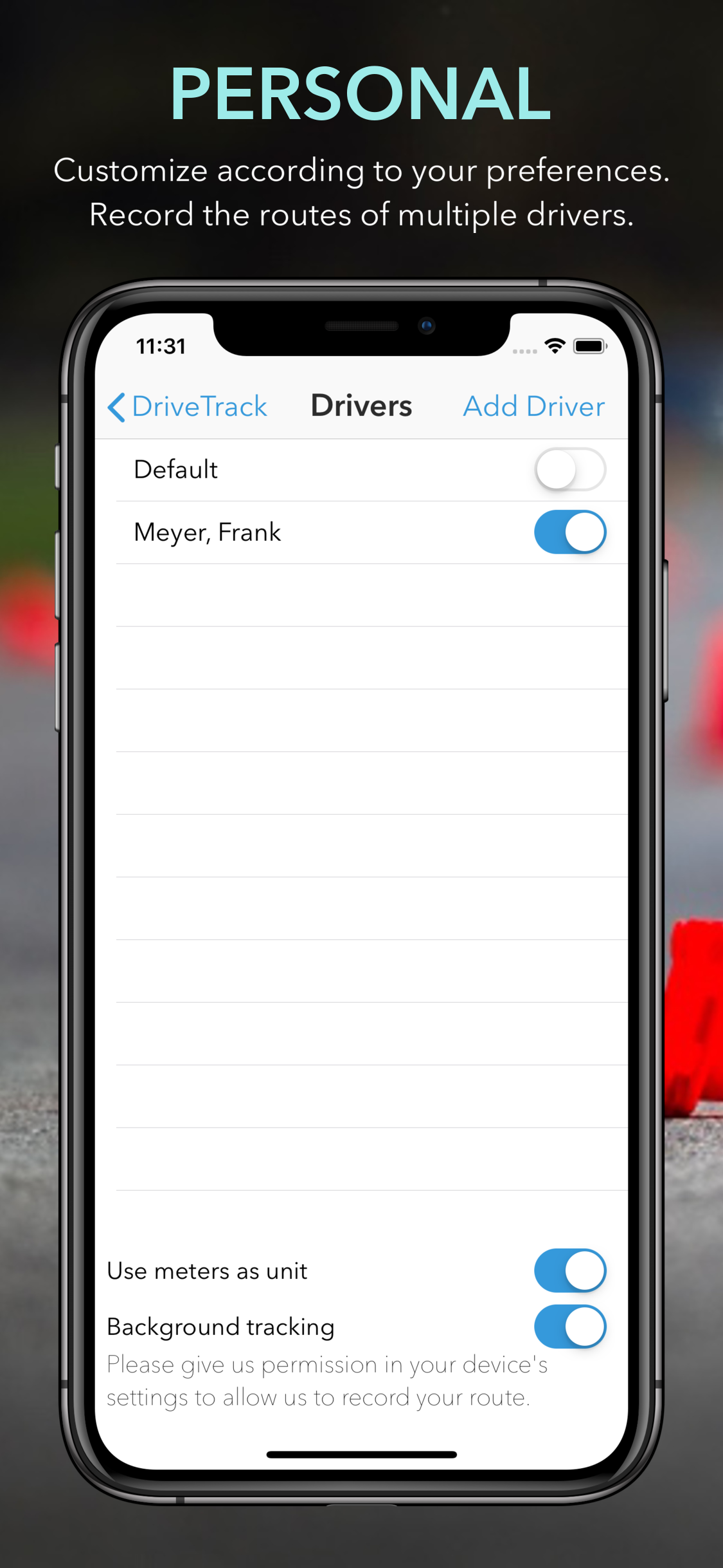 iTheory DriveTrack screenshot 5